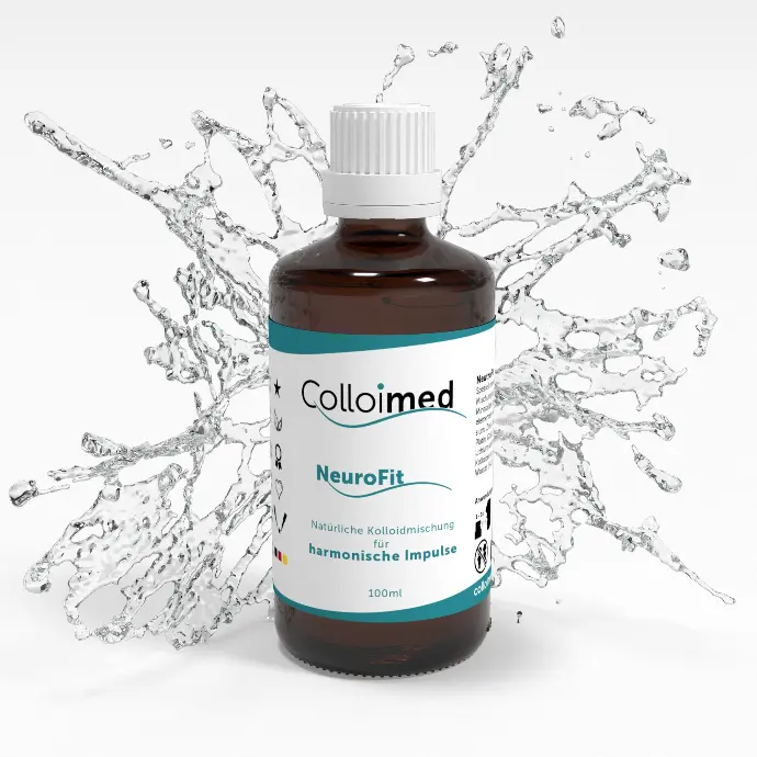 NeuroFit – Innovative Kolloidformel zur natürlichen Unterstützung des Nervensystems, entwickelt mit Ärztin, ohne Zusatzstoffe NeuroFit Flasche – Kolloidformel zur Unterstützung des Nervensystems, ohne Zusatzstoffe