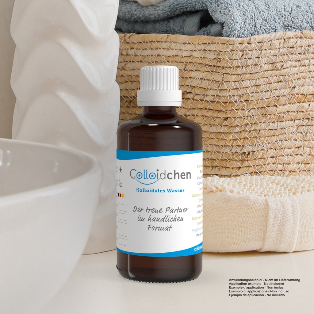 Colloimed Braunglasflasche 100ml mit Sprühkopf - Colloidchen - Der treue Partner