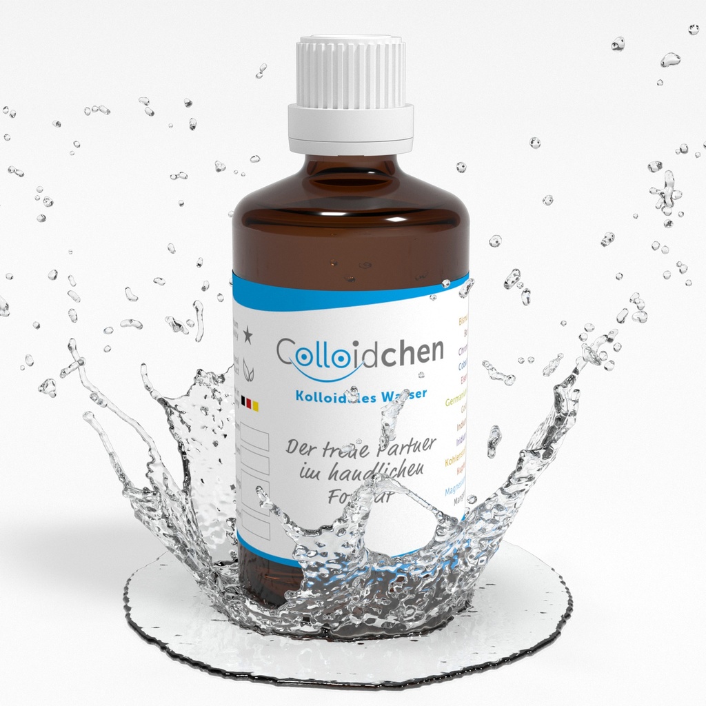 Colloimed Braunglasflasche 100ml mit Sprühkopf - Colloidchen - Der treue Partner