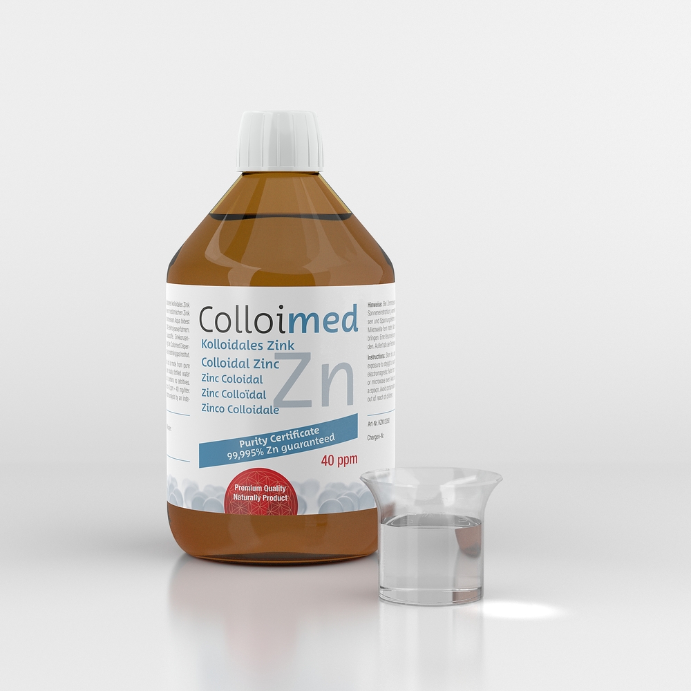 Colloimed Kolloidales Zink 40ppm 100ml - Zn 99,995%