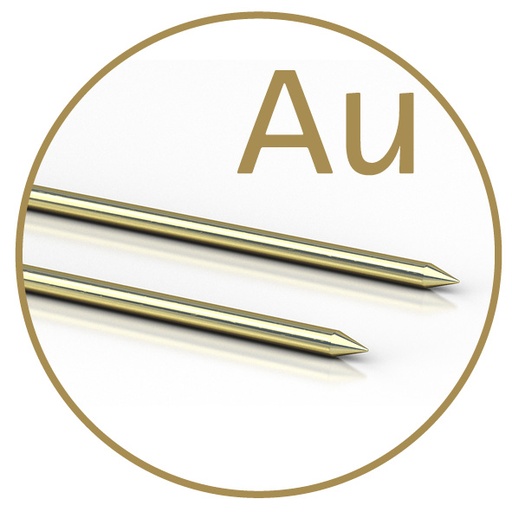 [M11010] Colloimed Gold-Elektroden Au Ad 3mm 1mmx80mm S